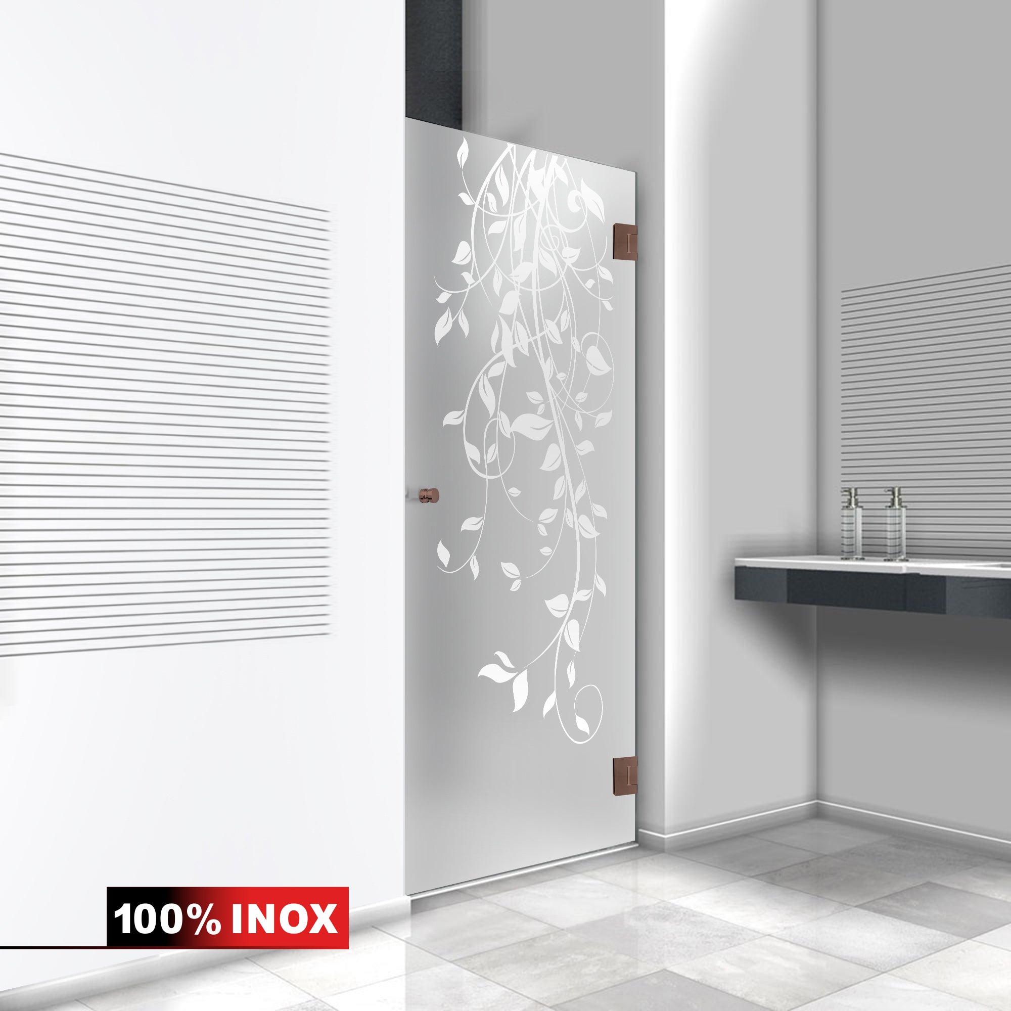 Zuhanyajtók réz #Matt