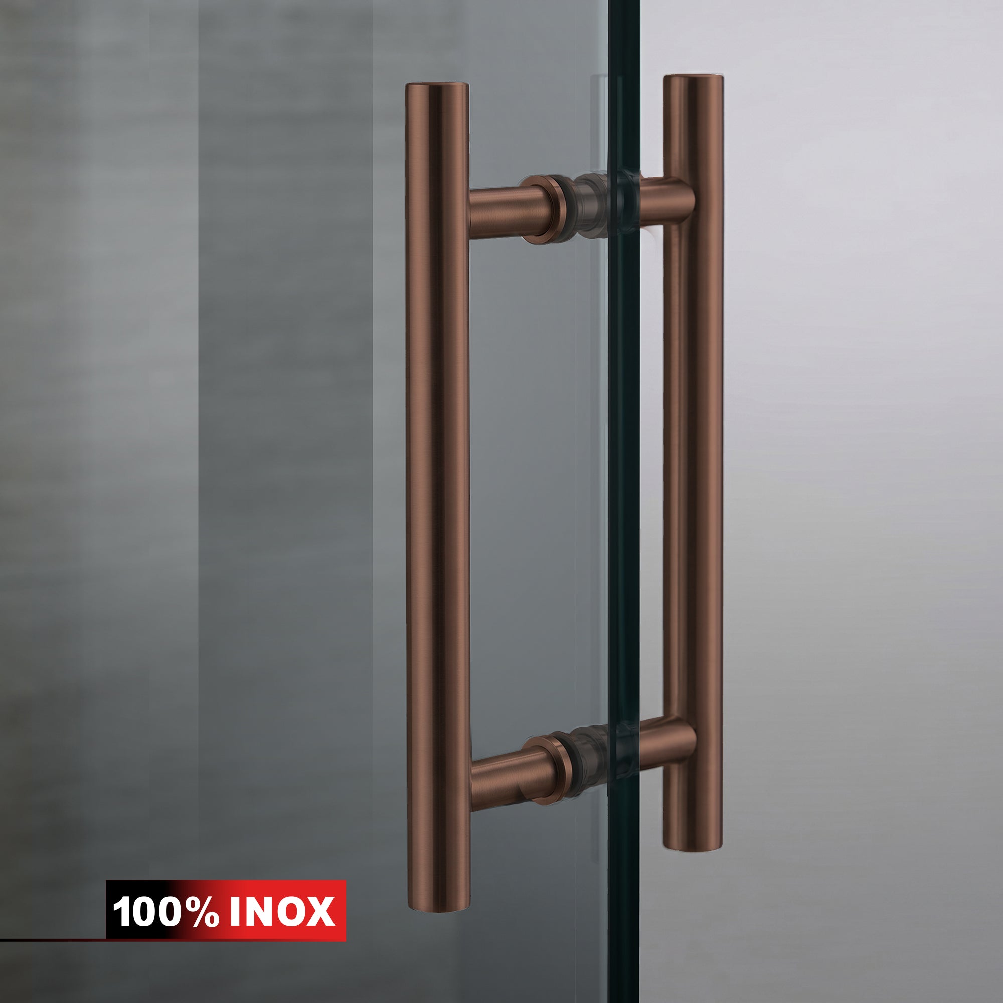 Nyíló üvegajtó réz, #Szürke