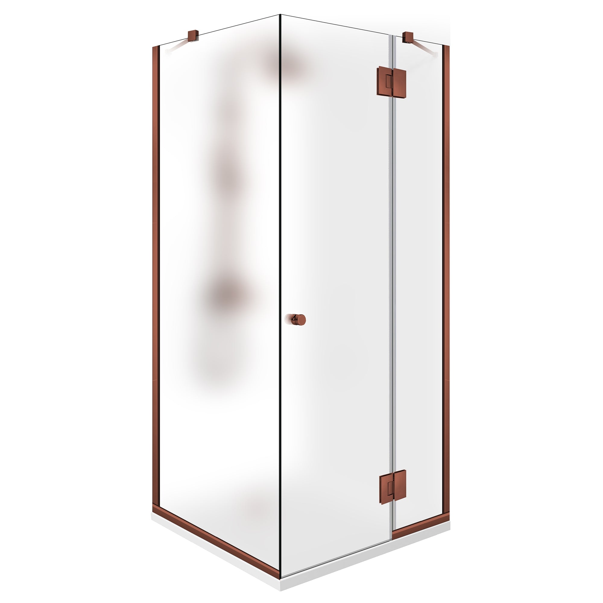 Cabina dus cu 3 elemente cu usa batanta
