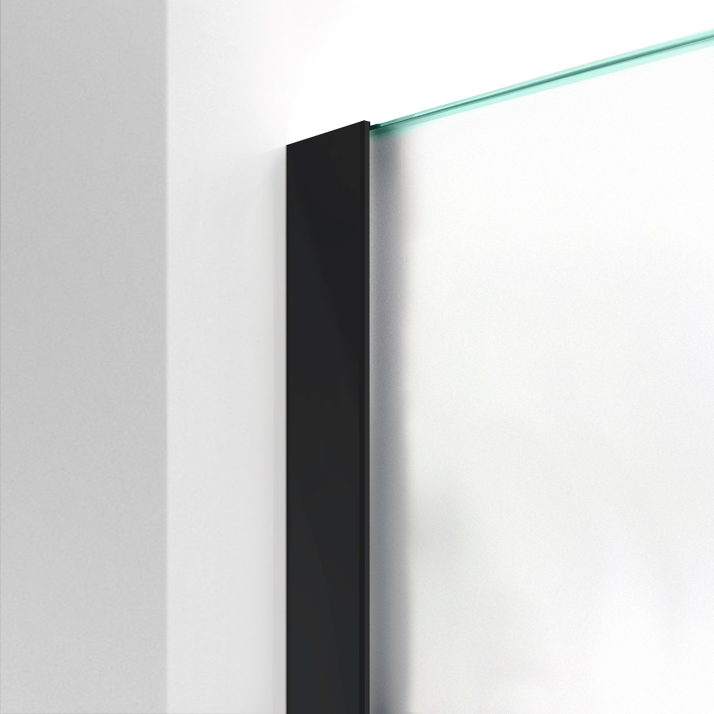 Paravan dus Walk-in, Perete dus Inox, #Mat #Matt