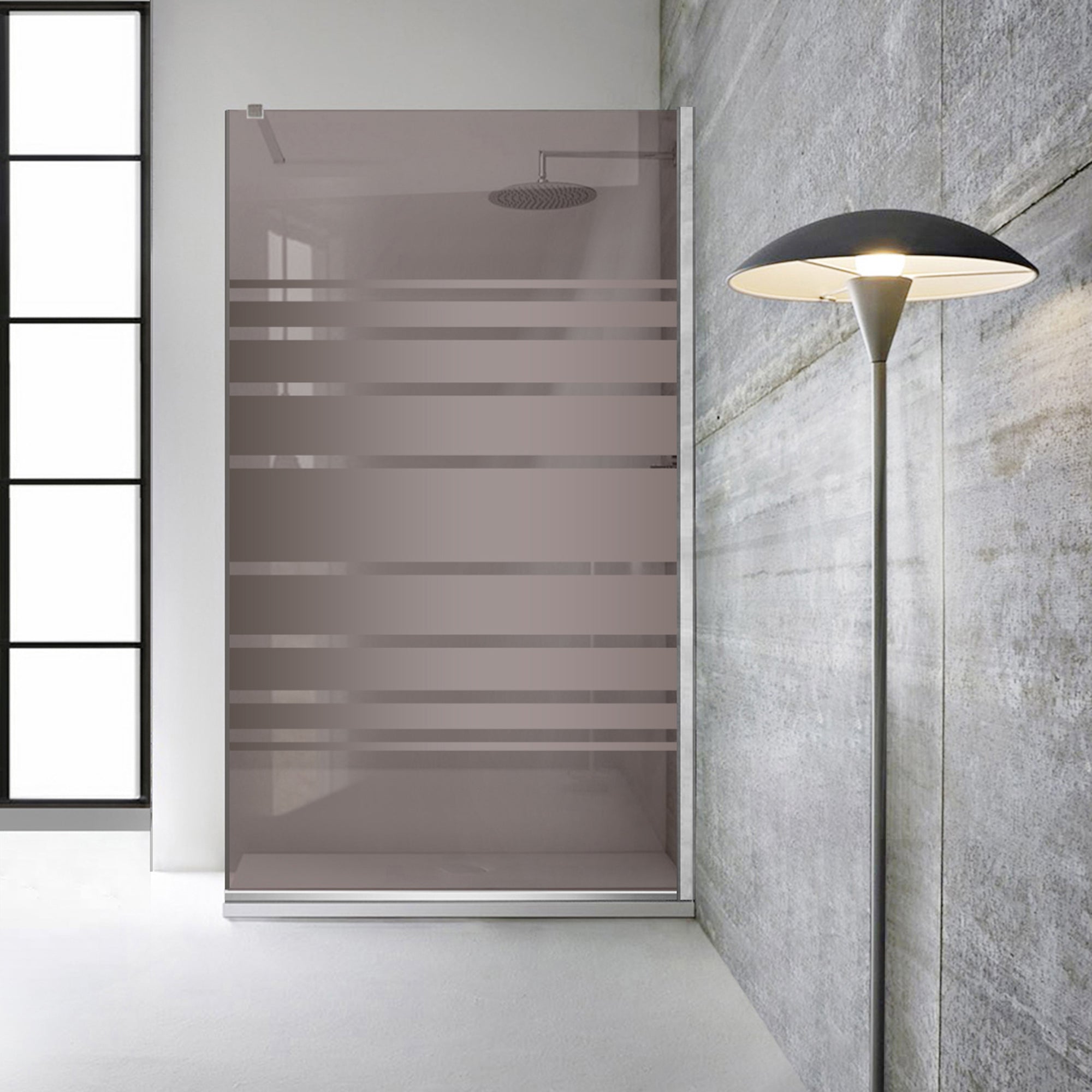 Zuhanyfal Walk-in, Zuhanyfal Rozsdamentes acél, #Bronz #Bronz