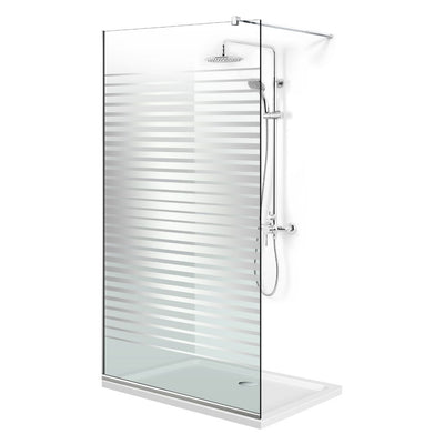 Zuhanyfal Walk-in, Zuhanyfal Rozsdamentes acél, #Átlátszó #Víztiszta