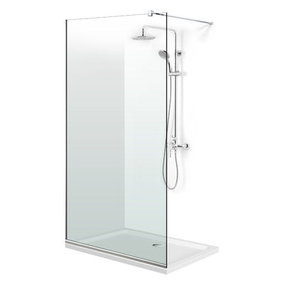 Zuhanyfal Walk-in, Zuhanyfal Rozsdamentes acél, #Átlátszó #Víztiszta