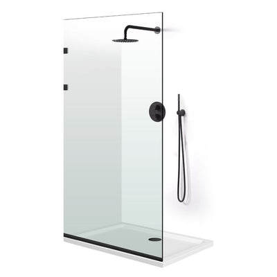 Zuhanyfal Walk-in, Zuhanyfal Rozsdamentes acél, #Átlátszó #Víztiszta