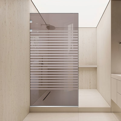 Zuhanyfal Walk-in, Zuhanyfal Rozsdamentes acél, #Bronz