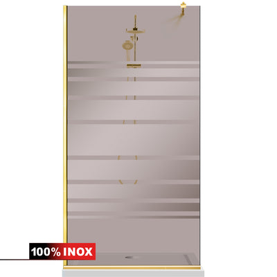 Zuhanyfal Walk-in, zuhanyfal Arany, #Bronz #Bronz