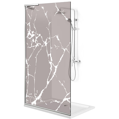 Zuhanyfal Walk-in, Zuhanyfal Rozsdamentes acél, #Bronz #Bronz