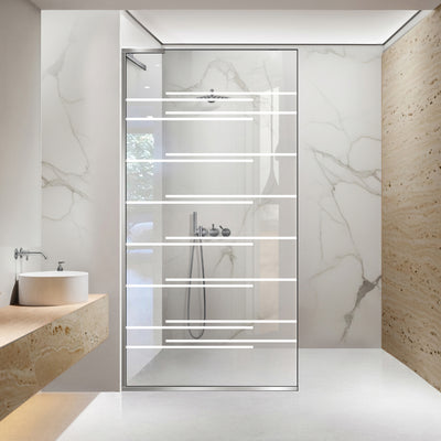 Zuhanyfal Walk-in, Zuhanyfal Rozsdamentes acél, #Átlátszó #Víztiszta
