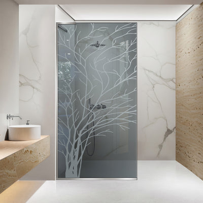 Zuhanyfal Walk-in, Zuhanyfal Rozsdamentes acél, #Szürke #Szürke