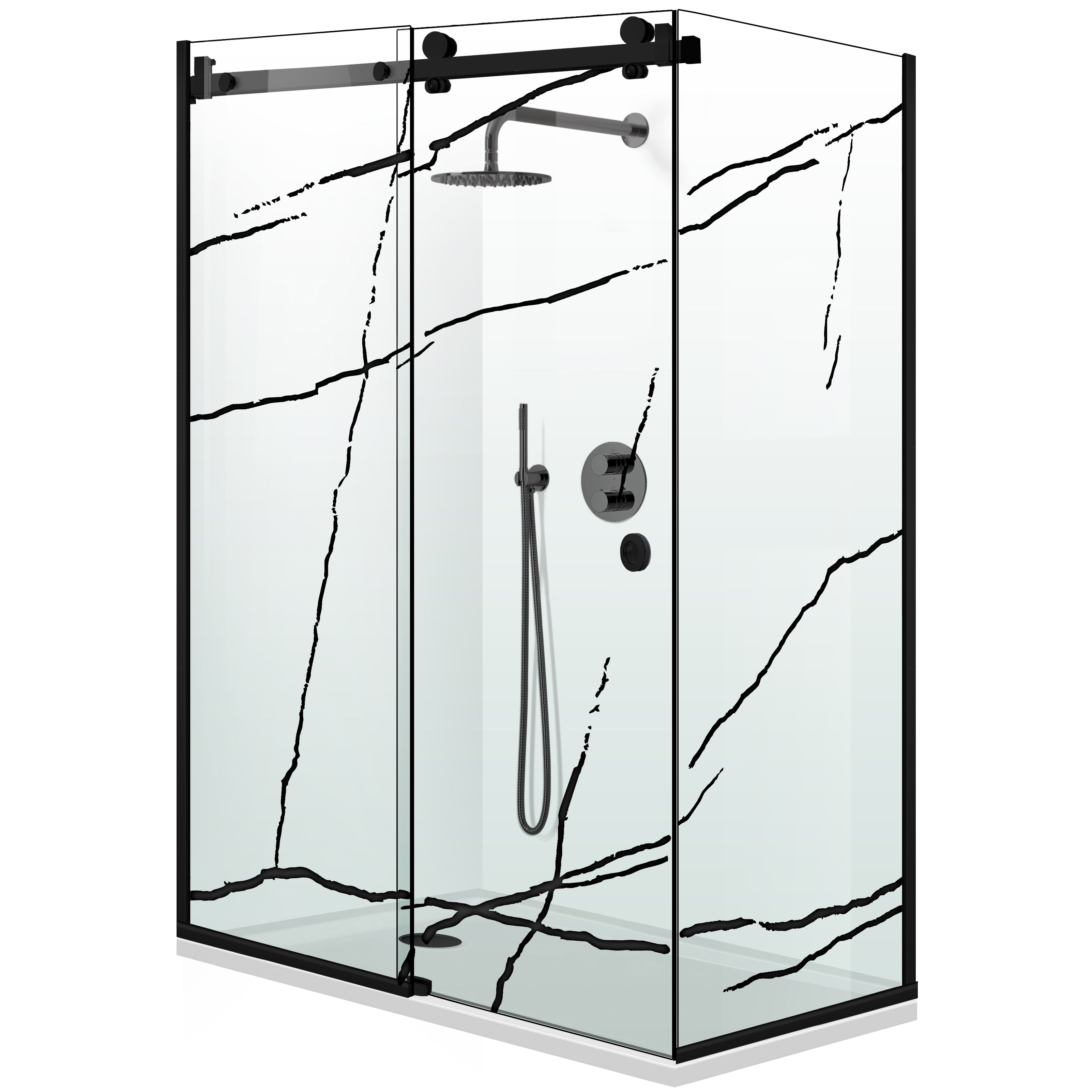 Zuhanykabin #Átlátszó
