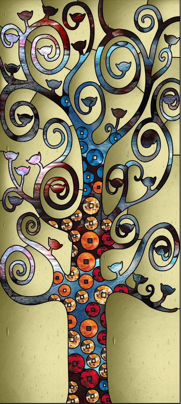 Művészi Vitrálok #LIFETREE-5