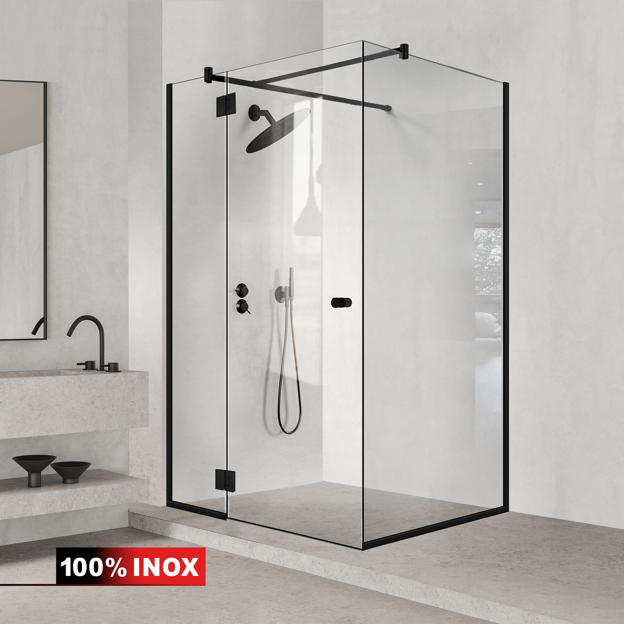 Zuhanykabin #Átlátszó