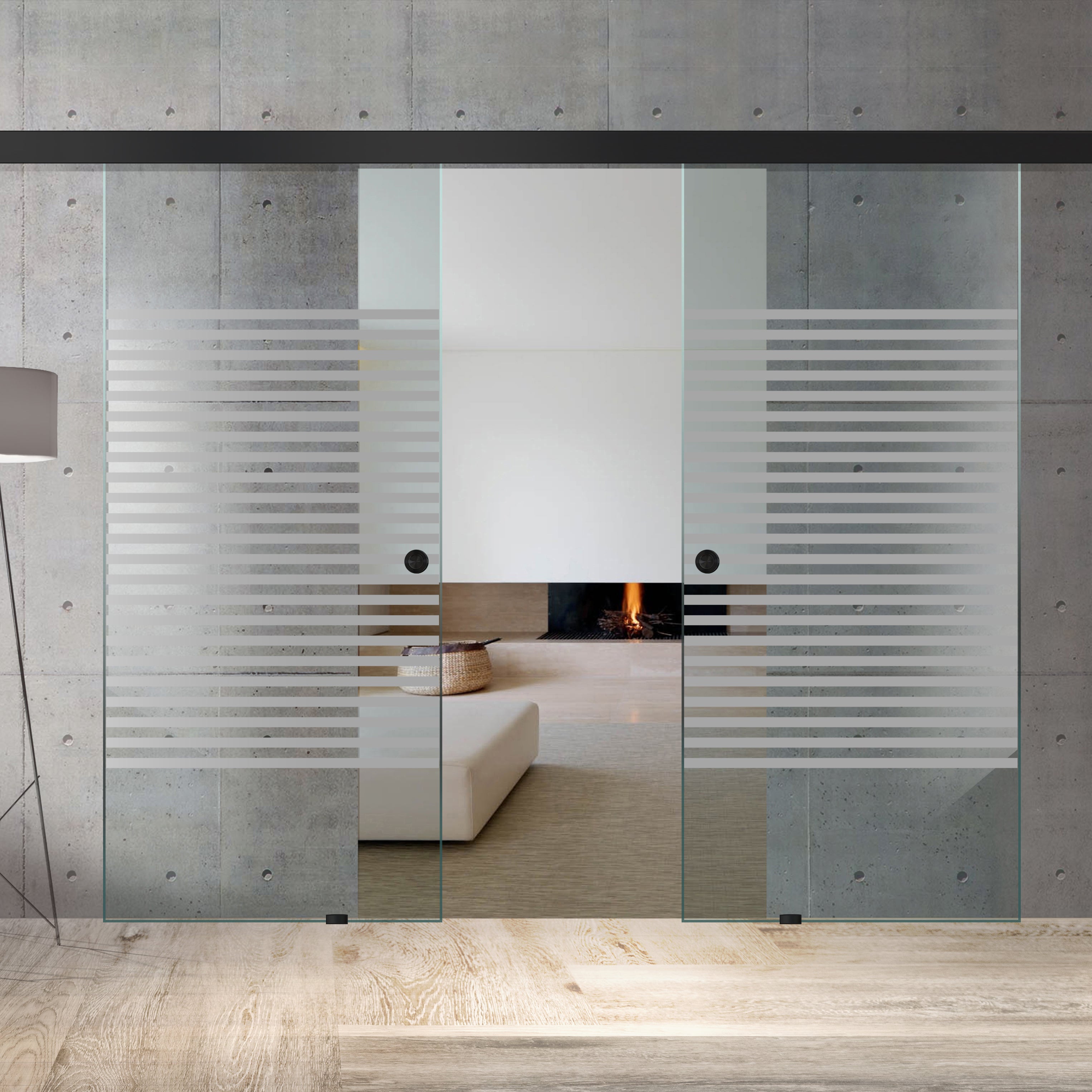 Toló üvegajtó, beltéri Üvegajtó #Átlátszó