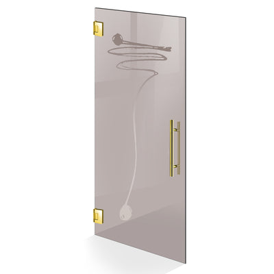 Nyíló üvegajtó arany, #Bronz