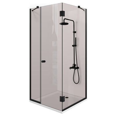 Cabina dus cu 3 elemente cu usa batanta