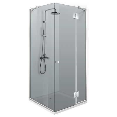 Cabina dus cu 3 elemente cu usa batanta