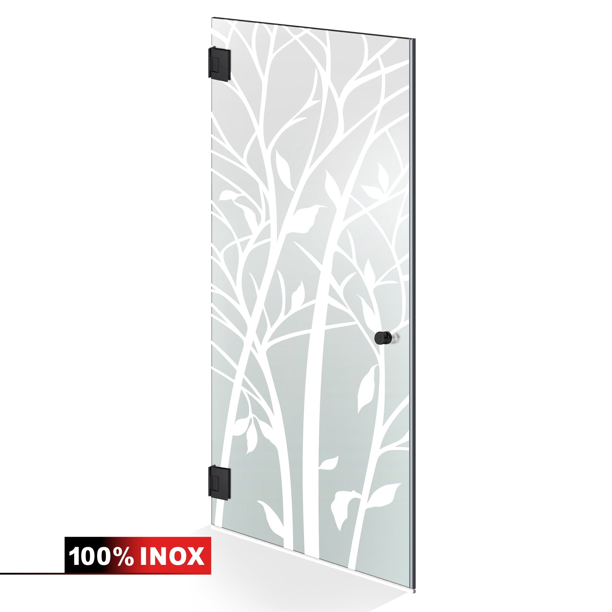 Zuhanyajtók fekete #Matt