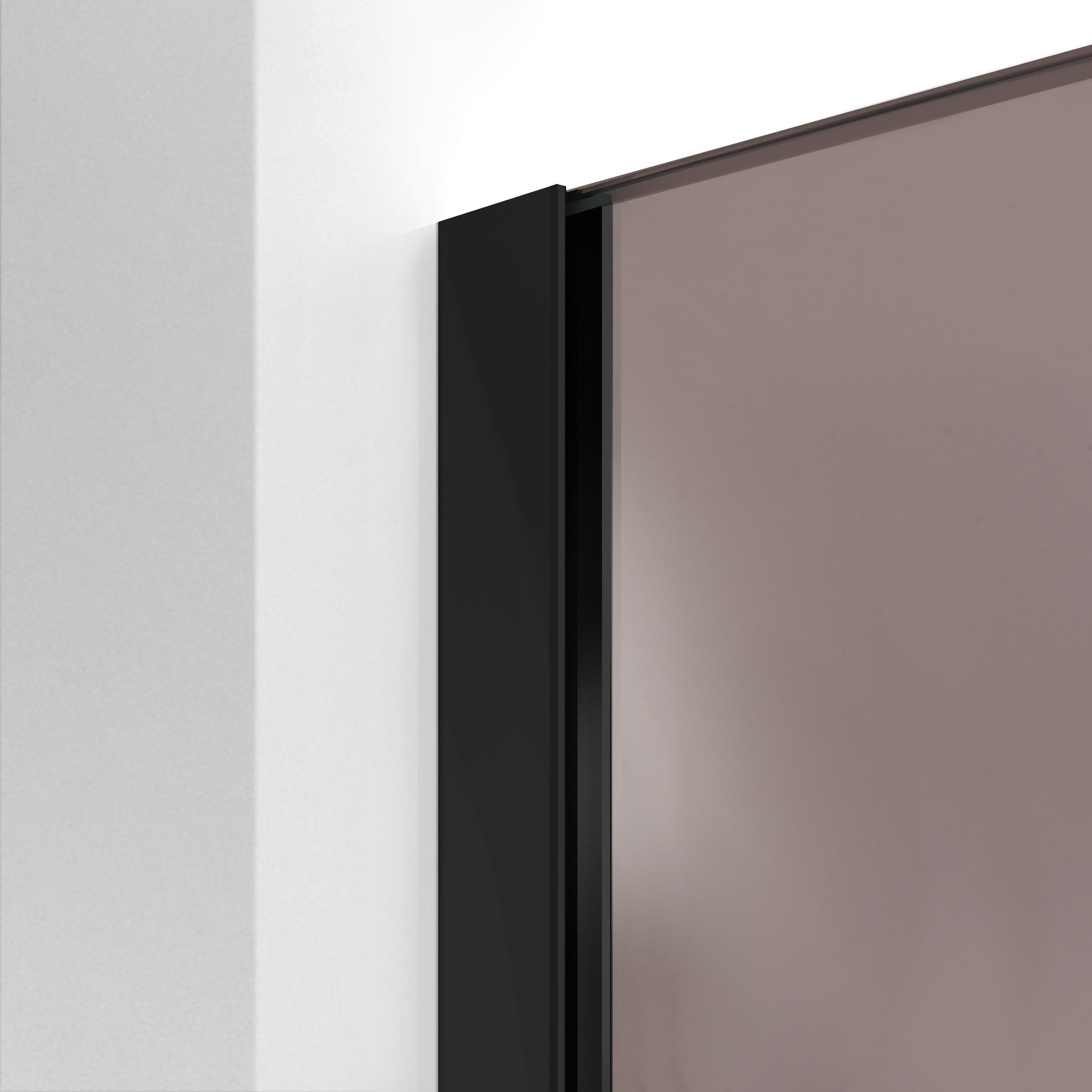 Paravan dus Walk-in, Perete dus Inox, #Bronz #Bronz