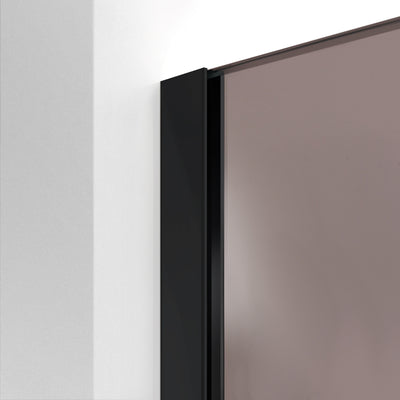 Paravan dus Walk-in, Perete dus Inox, #Bronz #Bronz