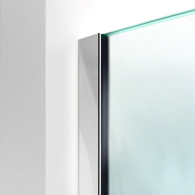 Zuhanyfal Walk-in, Zuhanyfal Rozsdamentes acél, #Átlátszó #Víztiszta