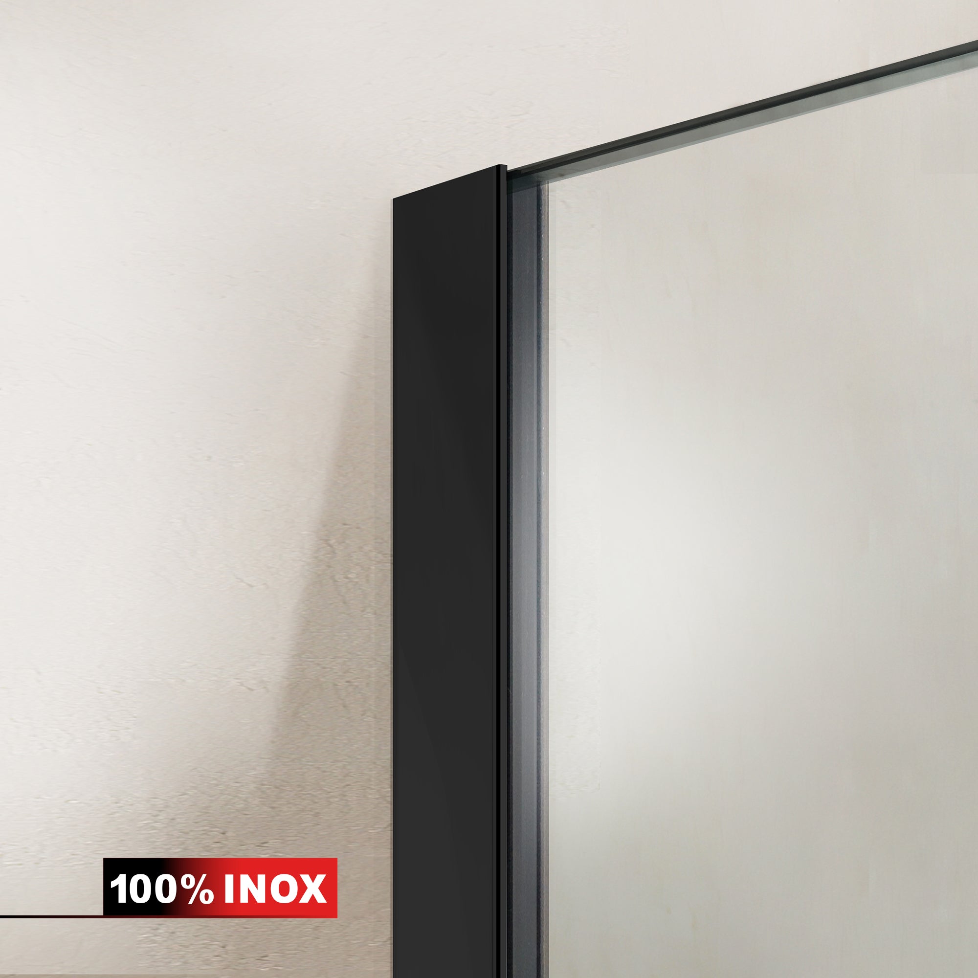 Zuhanyajtók fekete #Átlátszó