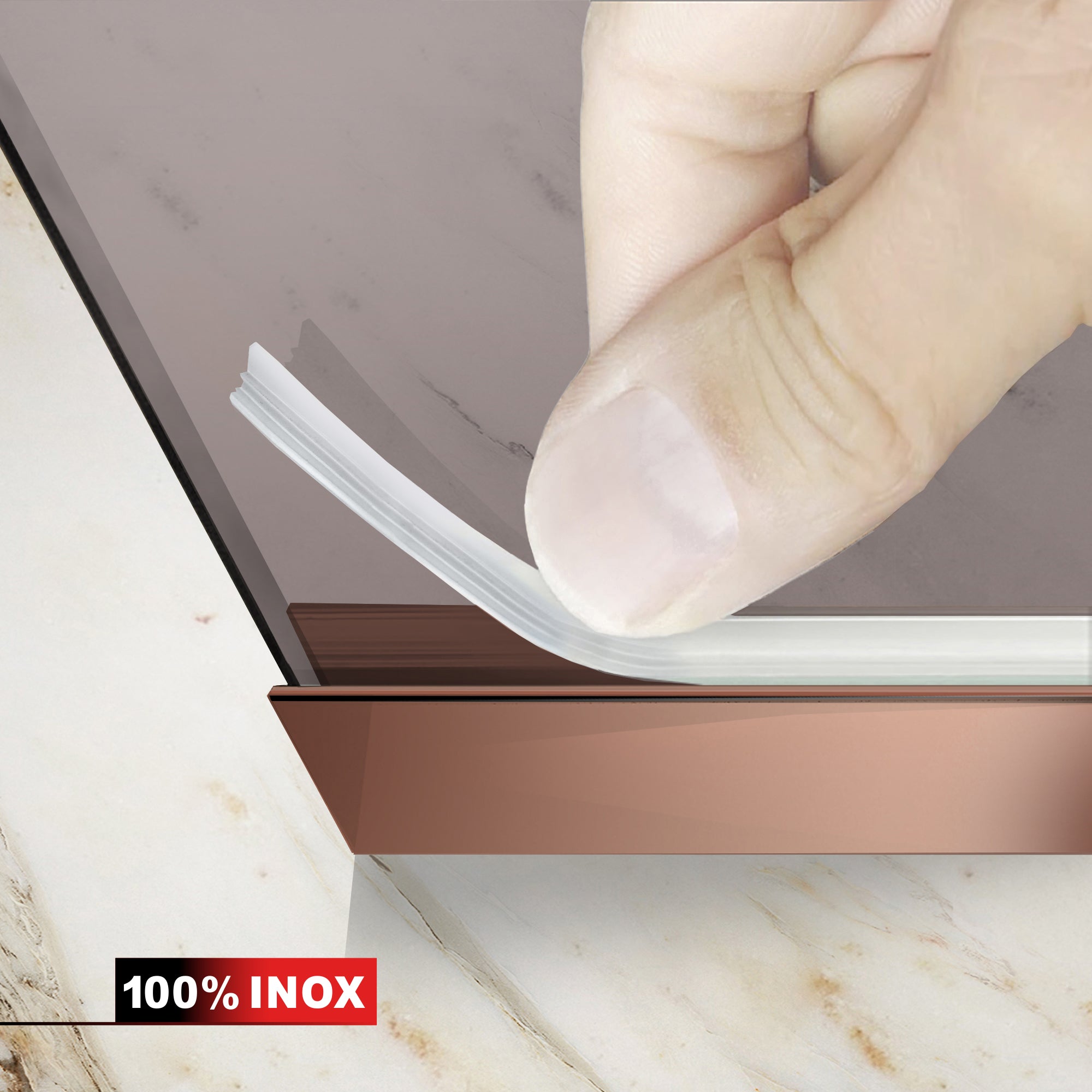 Kádparaván, Kádparaván Rozsdamentes acél