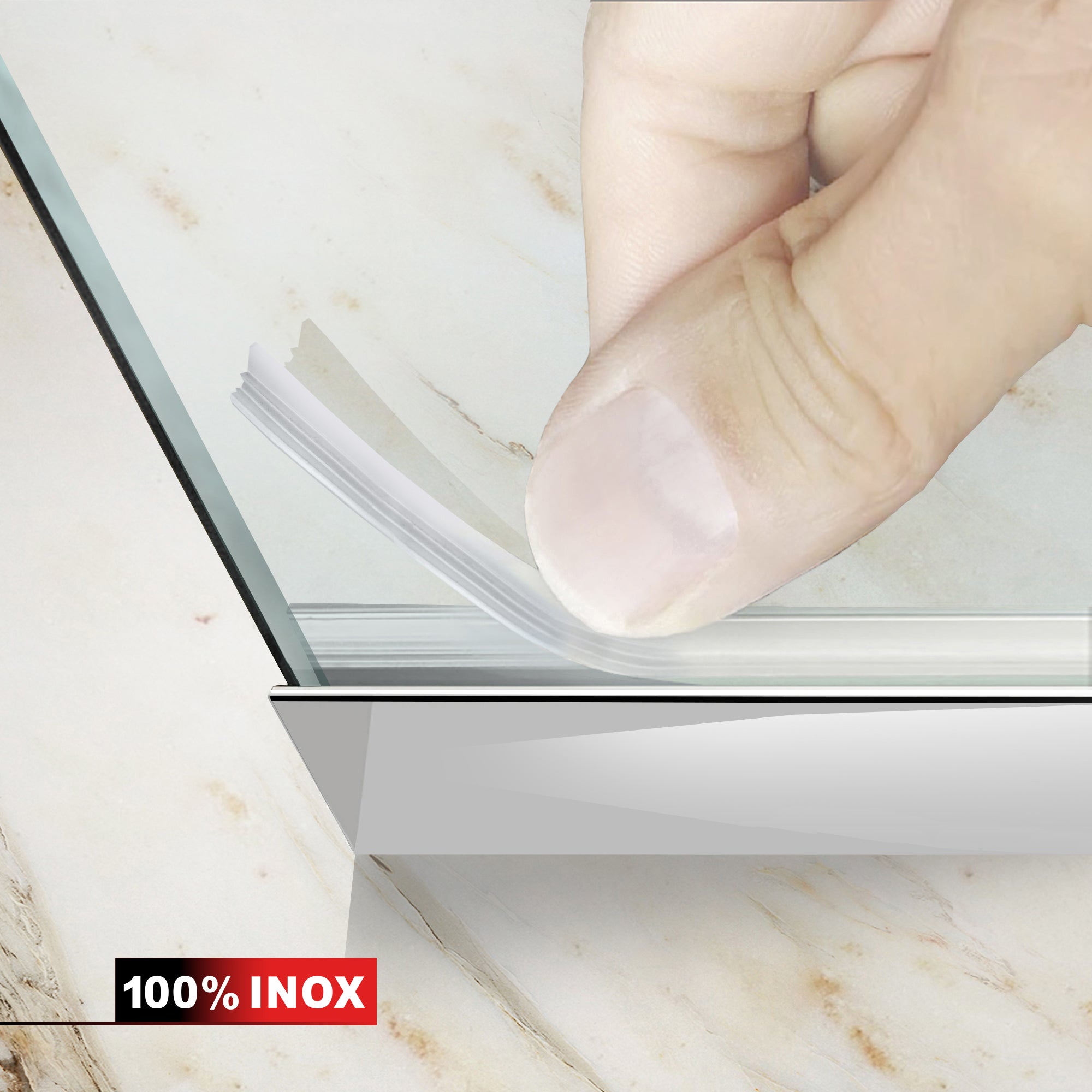Kádparaván, Kádparaván Rozsdamentes acél
