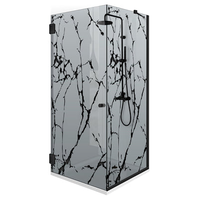 Cabina dus cu usa batanta #Gri