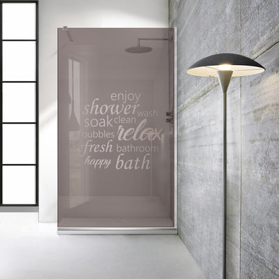 Zuhanyfal Walk-in, Zuhanyfal Rozsdamentes acél, #Bronz #Bronz