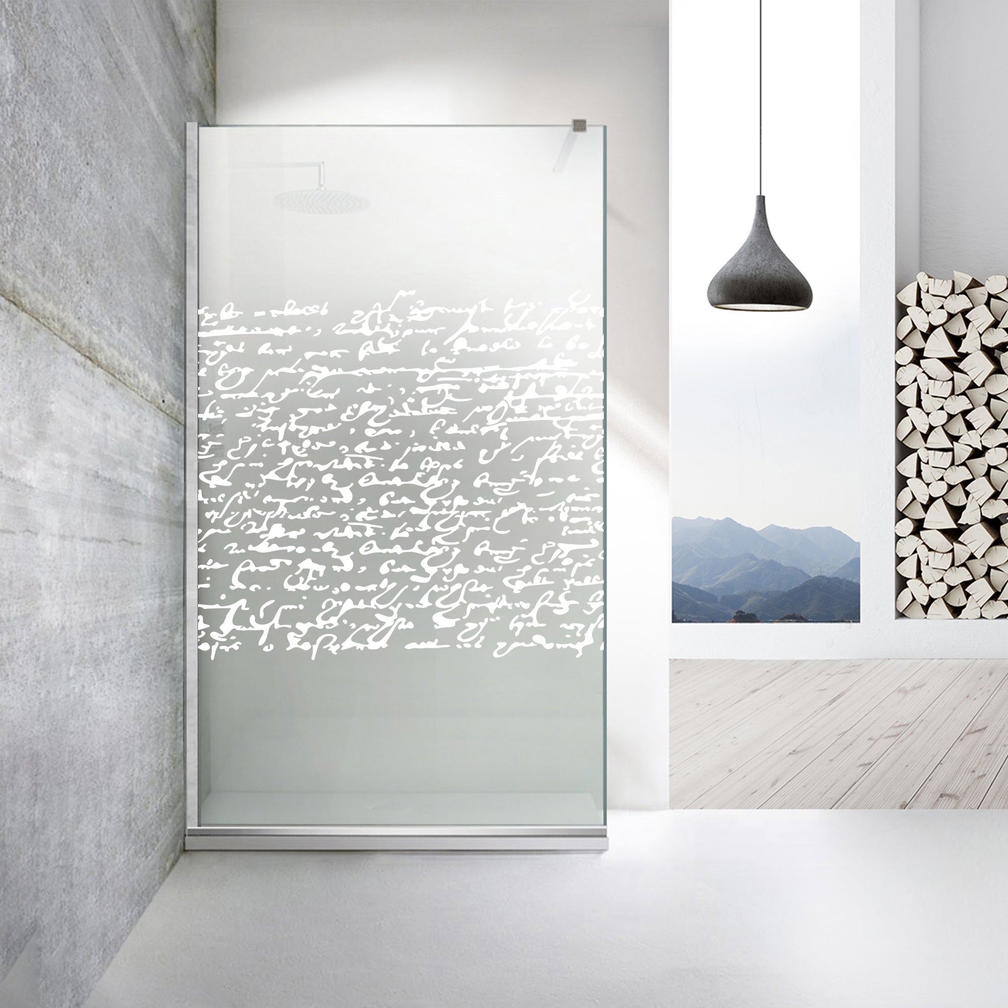 Zuhanyfal Walk-in, Zuhanyfal Rozsdamentes acél, #Matt #Matt
